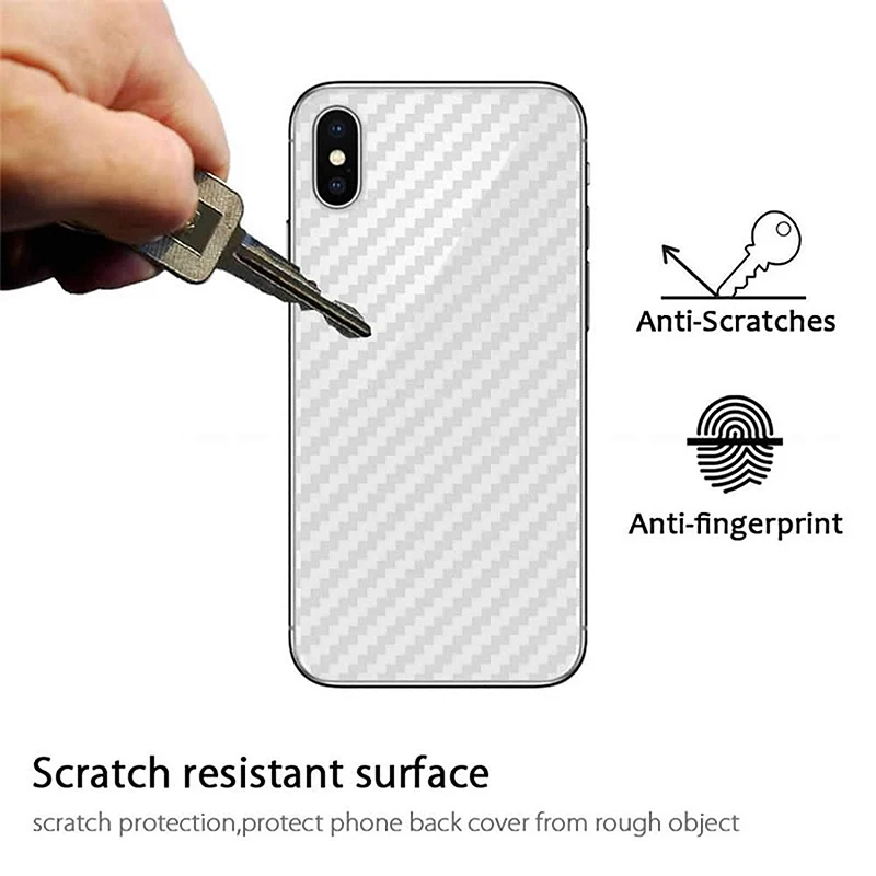 Suntaiho 3D Carbon Fiber Rear Screen Protector for iPhone XS MAX XR XS for iPhone 7 plus 8 X 6 Back Cover Protective Guard Film Suntaiho 3D Carbon Fiber Rear Screen Protector for iPhone XS MAX XR XS for iPhone 7 plus 8 X 6 Back Cover Protective Guard Film