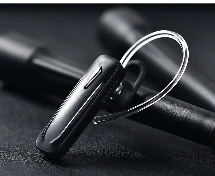 Stereo wireless headset Wireless Bluetooth Headset Business Headphone Hands Free Microphone Earphone black 3