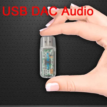 

USB DAC HiFi Sound Card PCM2706 Decoder Audio Converter Headphone Amp PC phone OTG for amplifier