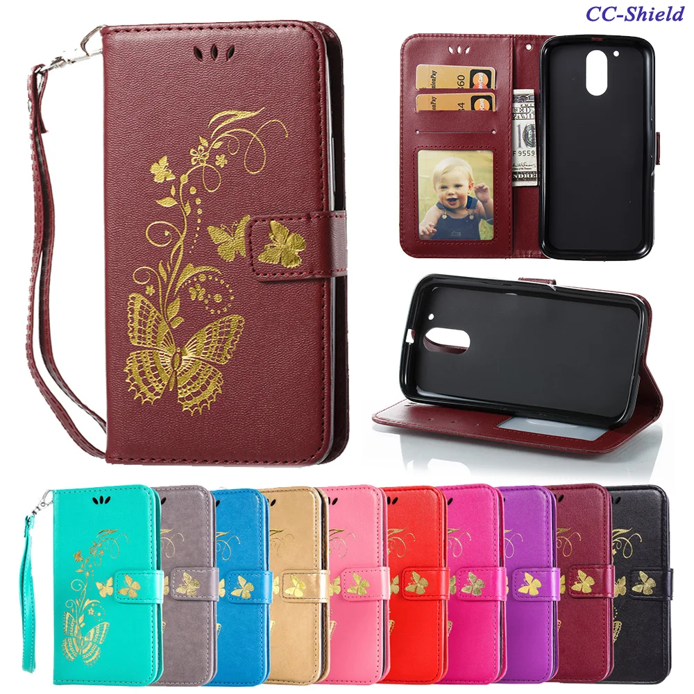 

Flip Case for Motorola Moto G 4 4th Gen M1B XT1625 XT1622 Butterfly Phone Leather Cover for Moto G 4 G4 Plus XT1641 XT1640 case
