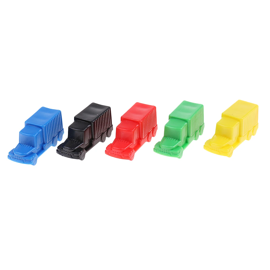 5 Pieces Small Funny Pull Back Car Toys Mini Mixed Plastic Models Cars for Children Boys Gift