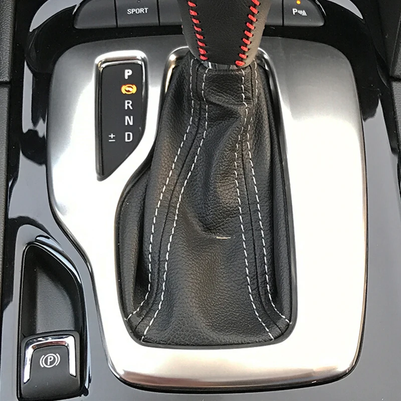 

Stainless steel accessories For Opel Insignia 2017 2018 2019 car styling Car gear shift knob frame panel Cover Trim