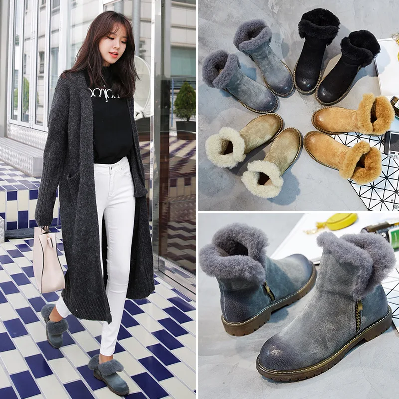 XWN1360 women winter warm boots (25)