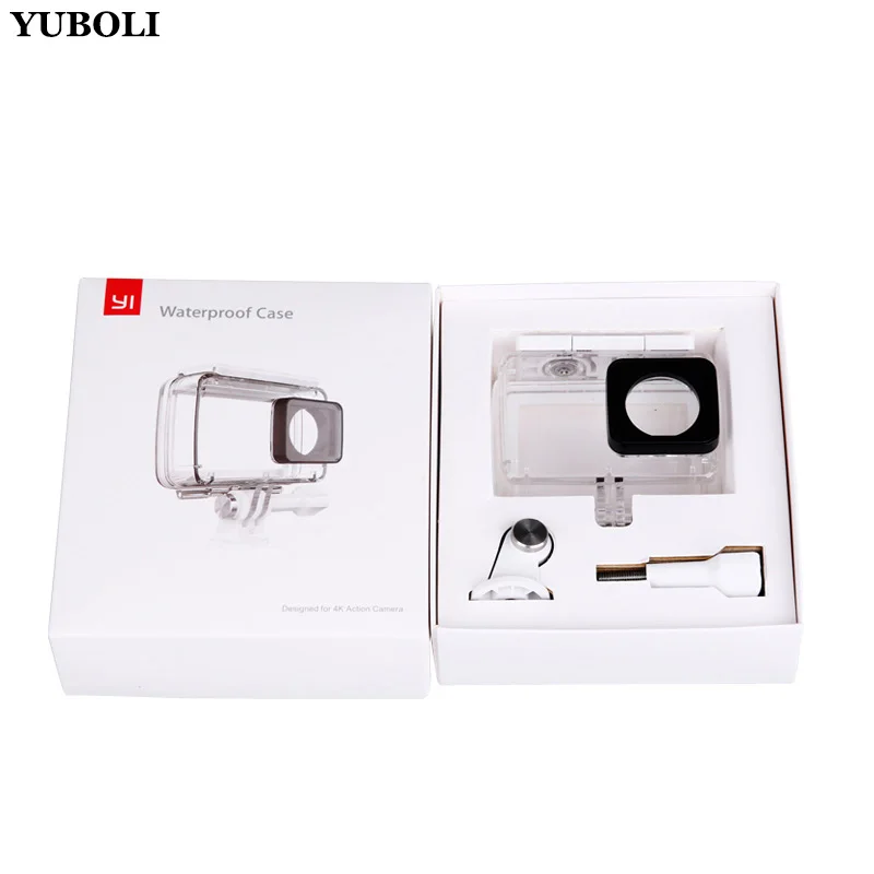 Водонепроницаемый чехол+ селфи палка+ сумка для камеры Bluetooth пульт дистанционного управления 3в1 комплект для Xiaomi Yi 4K 2 Аксессуары для экшн-камеры