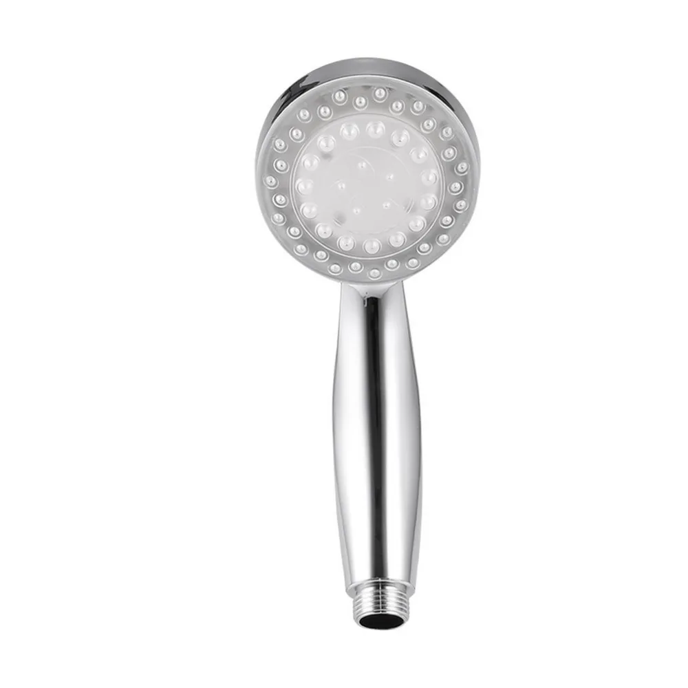 رومانسية التلقائي ماجيك 7 اللون 5 LED أضواء يناول الأمطار دش رئيس واحد جولة رئيس RC-9816 للمياه حمام الحمام