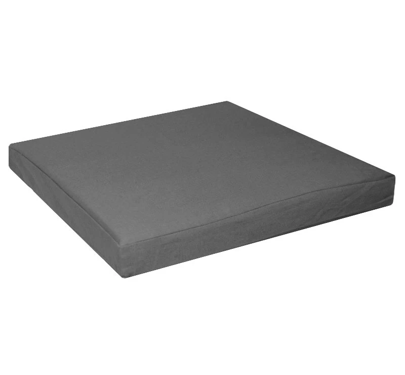 Aa149t gris clair coton toile boîte 3D canapé siège Housse de coussin Taille personnalisée *
