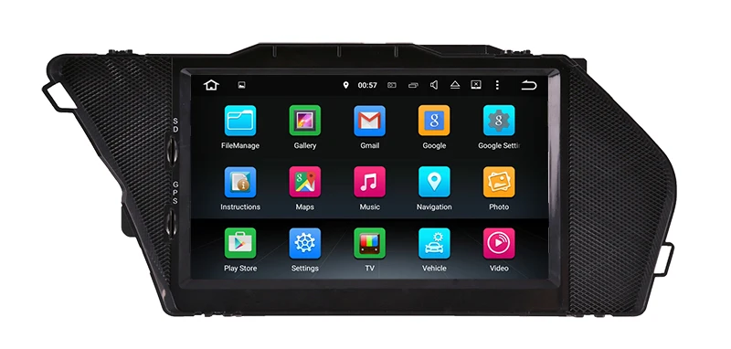 Sale 7" Android 8.1 Car Multimedia Player GPS Navigation for Mercedes Benz GLK X204 2008-2013 with BT DVD SD USB AUX WiFi 4Core 2+16G 1
