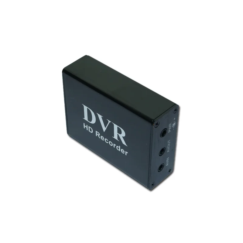 1CH Мини DVR CVBS Запись 1 канал CCTV монитор Поддержка нескольких режимов записи SD карта Запись DVR Черный