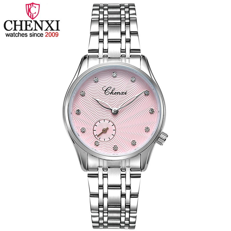CHENXI Brand Lady Watches Women Quartz Watch Ladies Fashion Wristwatches Women s Leather and stainless steel