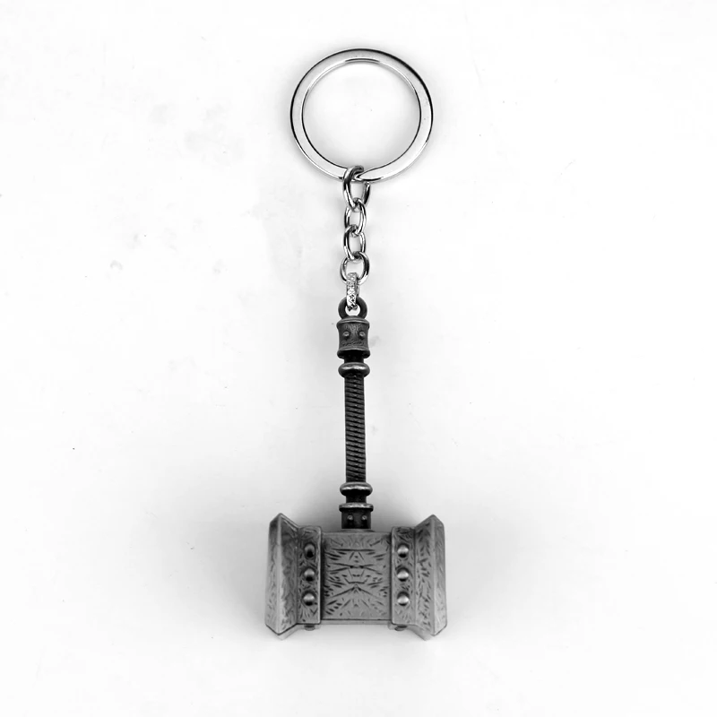 Thor Hammer брелок кино ювелирное изделие Prop Meodel подвеска брелок для ключей для женщин и мужчин брелоки металлический Шарм брелок ручной работы