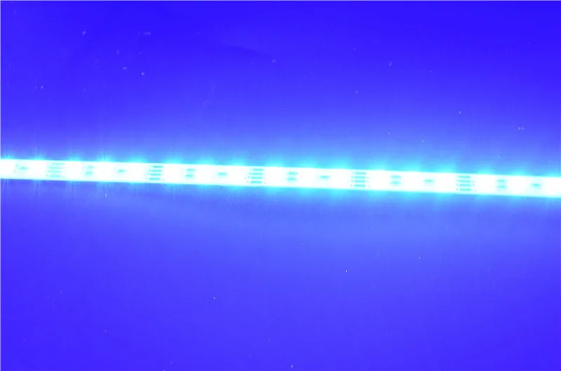 50 шт./лот RGB SMD5050 светодиодная полоса освещения 100 см 12 В постоянного тока 72