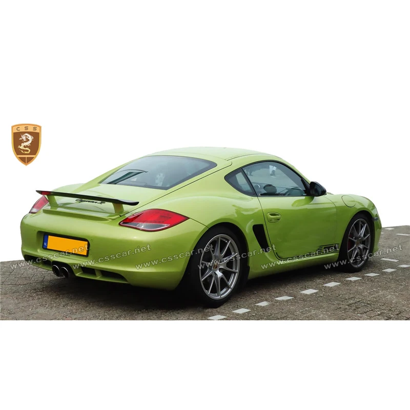 Спойлер для porsche cayman 987 высококачественный задний спойлер из углеродного волокна
