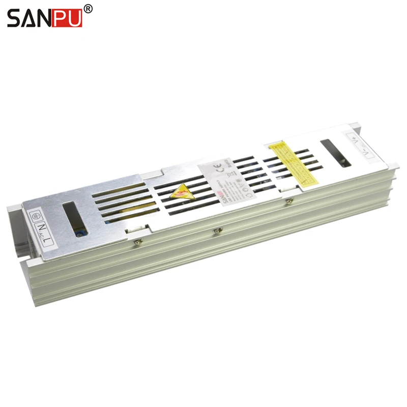 

SANPU SMPS 60W 2A 24 V Power Supply Unit AC 220V 110V to DC 24V LED Driver Transformer IP20 Aluminum for LEDs Light Box 24 Volt