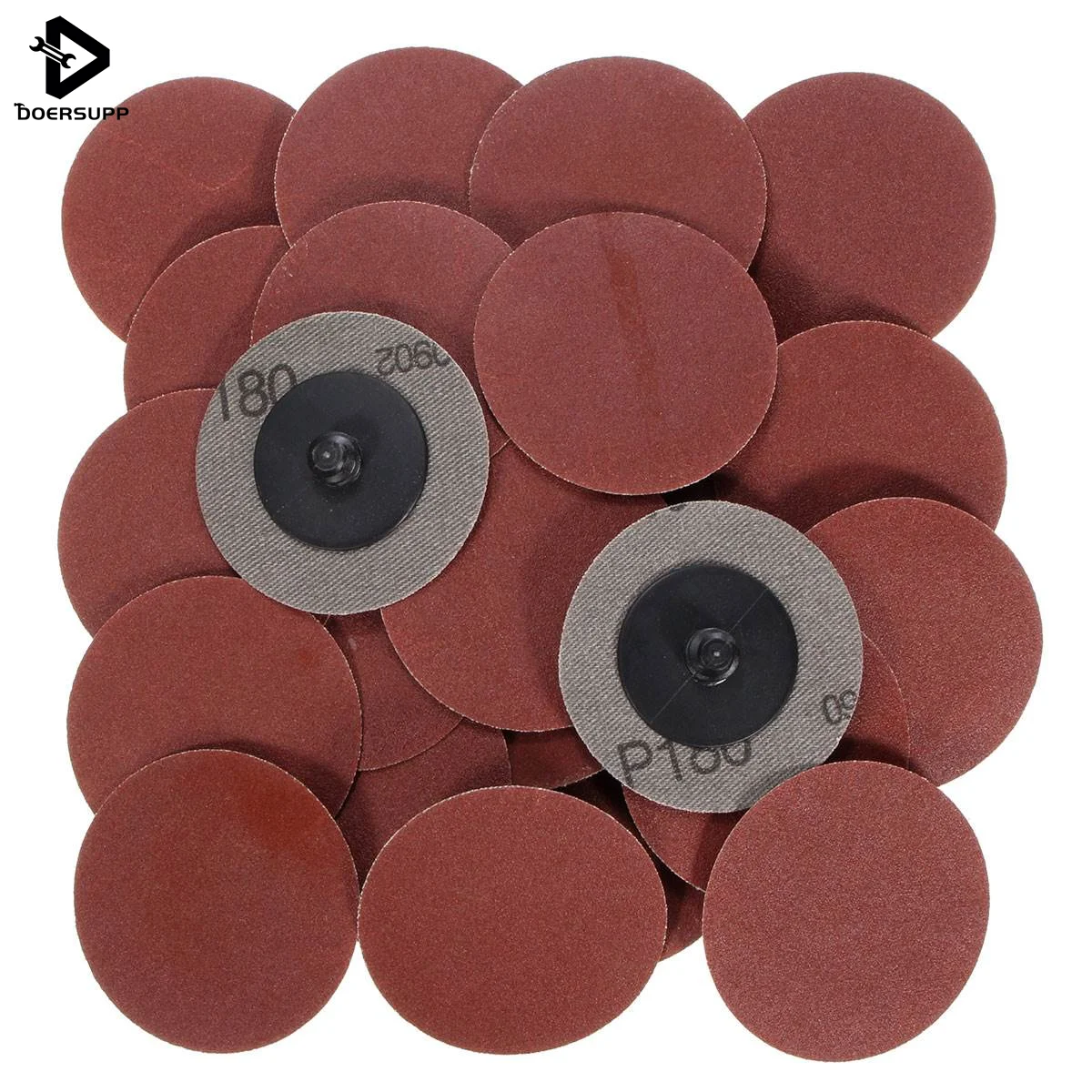 Buy 25Pcs/set 2'' 180 Grit Roll Lock Sanding Roloc