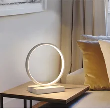 Постмодернистские акриловый светодиодный настольные лампы с защитой для глаз светодиодный настольная лампа с питанием от сети переменного тока 90 V-260 V современный