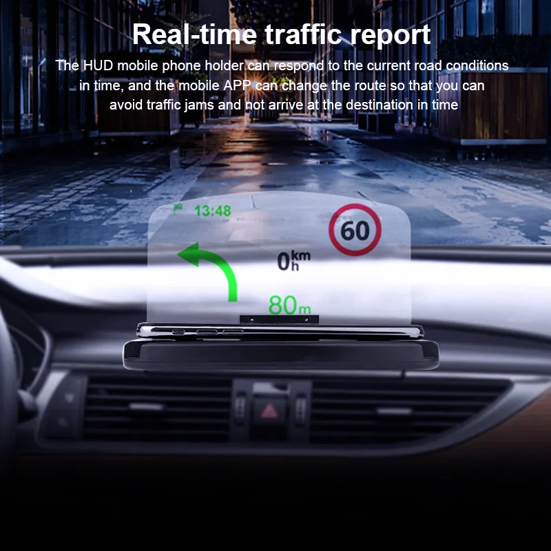 Автомобильные аксессуары, Универсальный Автомобильный gps HUD Дисплей для навигации, держатель для телефона, подставка для проектора. Украшения и подвеска для автомобиля