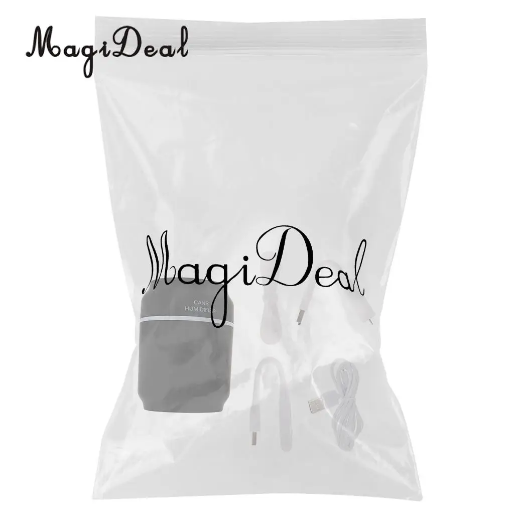 MagiDeal Small Personal Humidifier Essential Oil Aromatherapy Diffuser Black