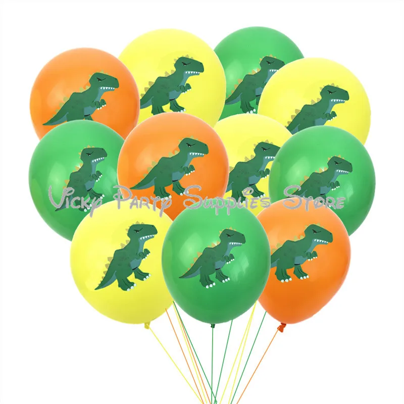 

12 Inch Jurassic Dinosaur Balloon Birthday Latex Balloon Decoration Wedding Birthday Party Inflatable Air Balloons Classic Toys