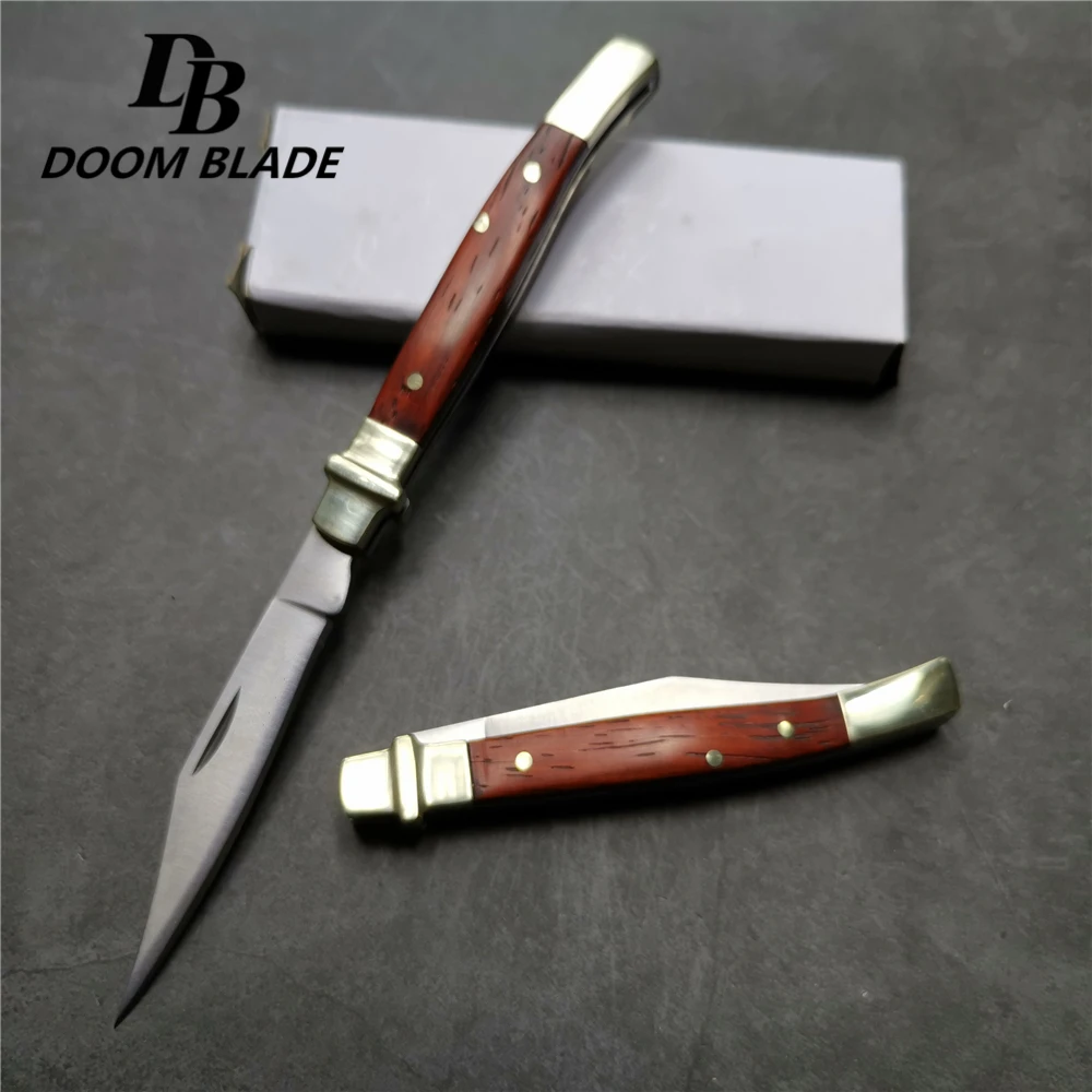 

170mm (6.7') 56HRC Mini Folding Cutter Survival Strategical Cutter Folding Cutter Outdoor Hunting Cutter Combat Camping