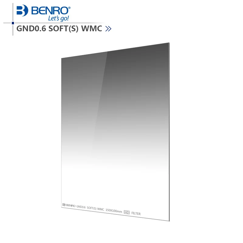 Benro HD GND фильтр SD GND 0,9(S) мягкий WMC Градуированный фильтр с нейтральной плотностью для камеры ультратонкий оптический стеклянный DHL