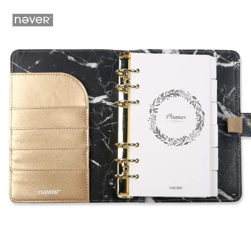 Never Marble Series PU Leather Cover Binder Notebook Diary Agenda A6 Planner Organizer Office & School Supplies Gift Stationery Never Marble Series PU Leather Cover Binder Notebook Diary Agenda A6 Planner Organizer Office & School Supplies Gift Stationery