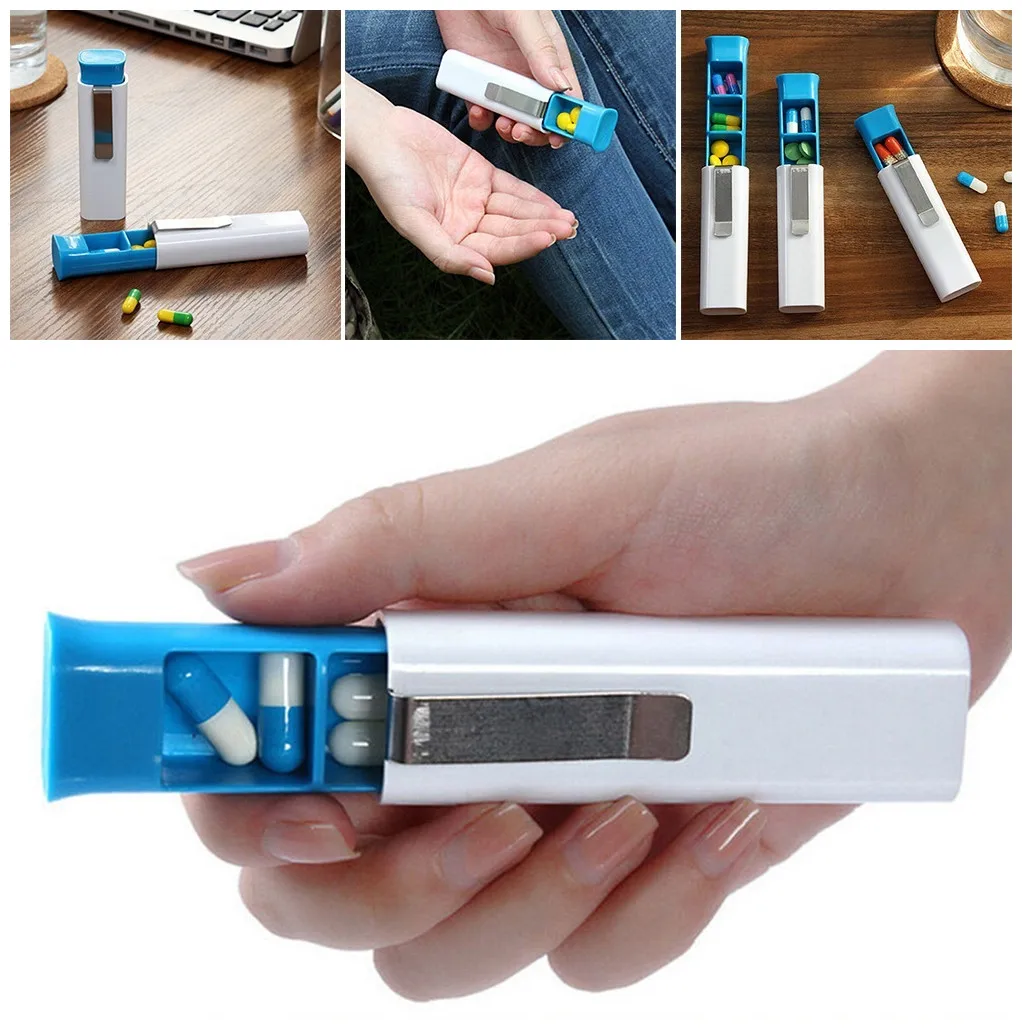 

Pill Cutter Medicine Storage Box 1pc Portable Pill Tablet Grinder Divider Splitter Tablet Cutter Multi Style 2019 New
