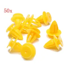 50x внутренняя отделка приборной панели зажимы для Volkswagen/VW дверные карты панели s накладки 10 мм