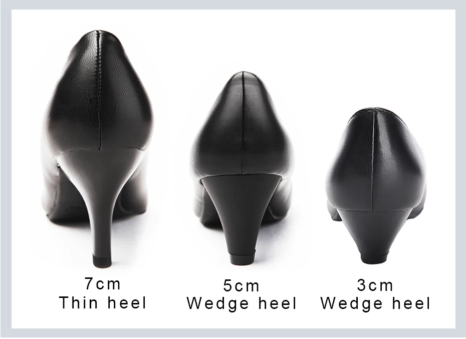 YALNN/женские туфли-лодочки на высоком каблуке, большие размеры повседневная обувь женская обувь без шнуровки на тонком каблуке 3, 5, 7 см, белого, черного цвета, с острым носком