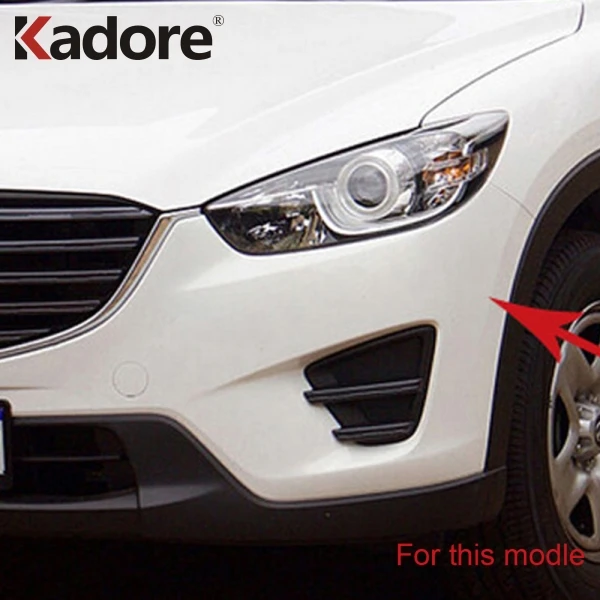 For Mazda CX5 CX-5 2015 2016 ABS Chrome Front Grille Trim Racing Grills Frames Decoration Car Exterior Accessories For Mazda CX5 CX-5 2015 2016 ABS Chrome Front Grille Trim Racing Grills Frames Decoration Car Exterior Accessories