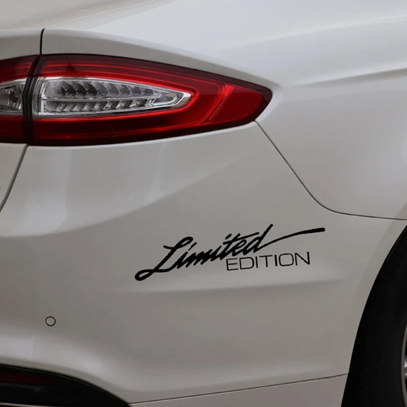 Car Sticker 3D 16CM*3.8CM LIMITED EDITION Creative Vinyl Sticker On Car Stickers And Decals Window Sticker Car-styling Decal