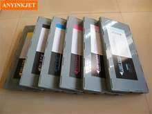 refillable ink cartridge with chip with resetter for Epson Stylus pro 10000 (6 cartridges+ 1 cartridge resetter) chip reset for epson gs 6000 ink resetter with pro gs6000 chip resetter
