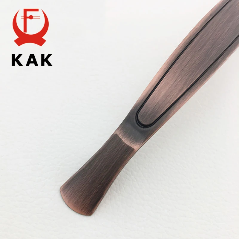KAK Vintage Bronze Handles Kitchen Cabinet Handles Drawer Knobs Antique Cupboard Door Wardrobe Pulls Furniture Handle Hardware