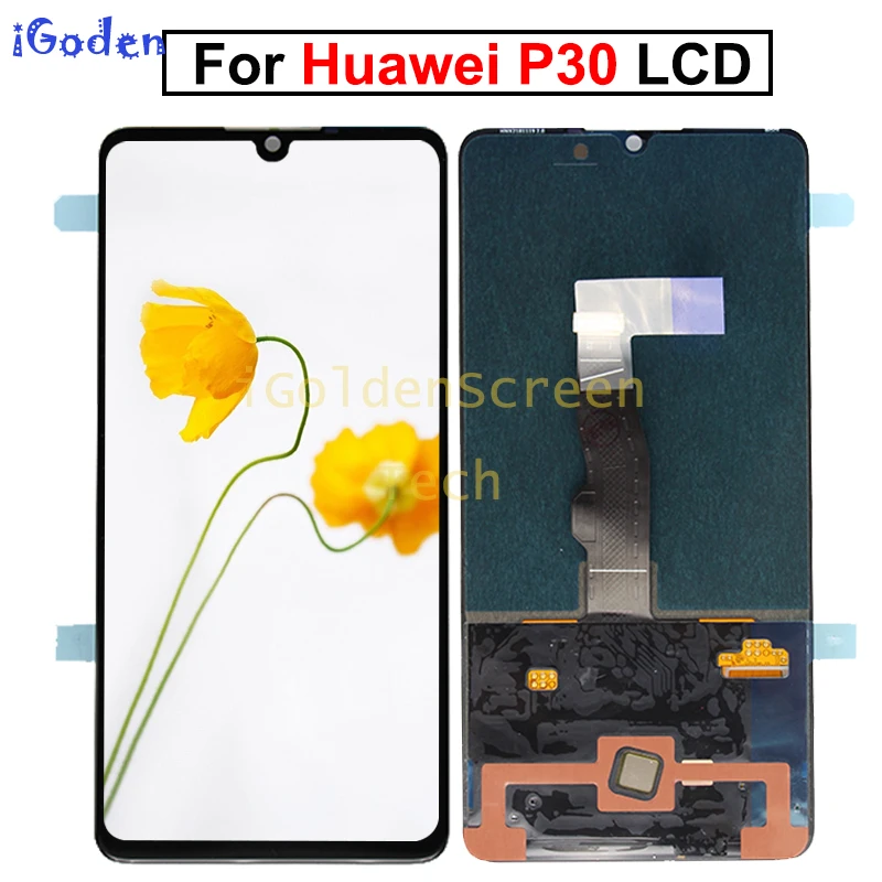 

Huawei P30 LCD Display +Touch Panel Screen Digitizer Assembly replacement Parts for HUAWEI P30 ELE-L29 ELE-L09 LCD Display
