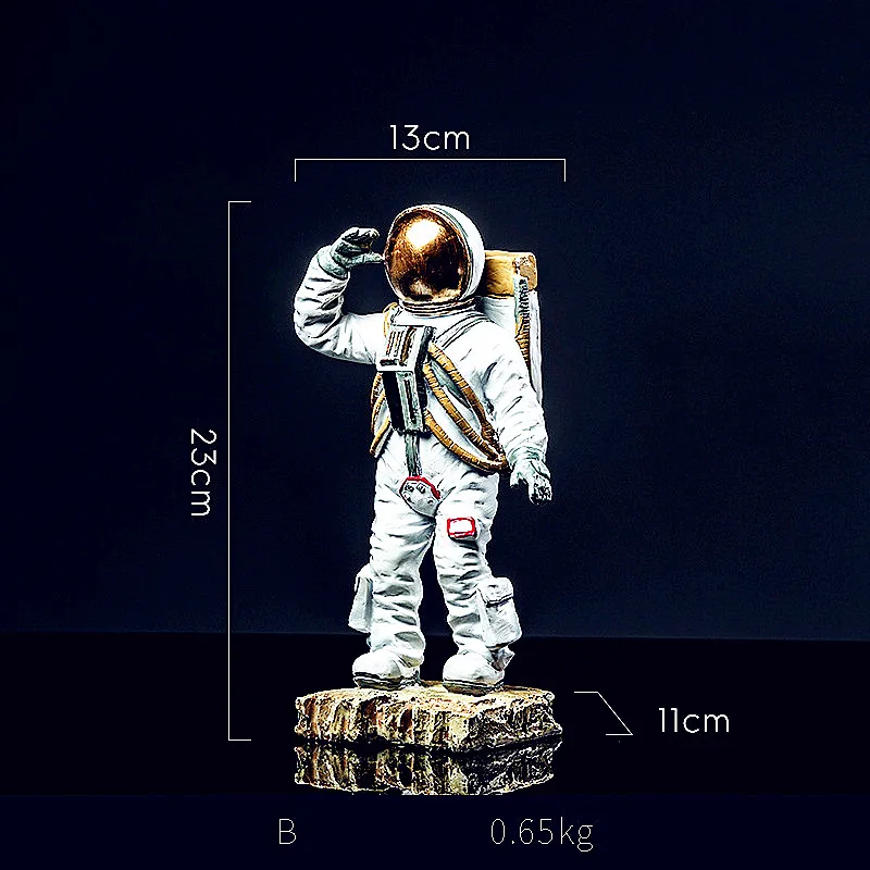 Космический человек американский астронавт модель креативная статуя космонавта Мода Северной Европы украшения дома смолы ремесло L2698