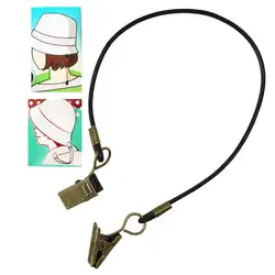 1 шт. 29 см шляпа шарф ветровой шнурок веревка шнур с & бронзовый металлический зажим для лодки Рыбалка Велоспорт охота Солнцезащитная шляпа