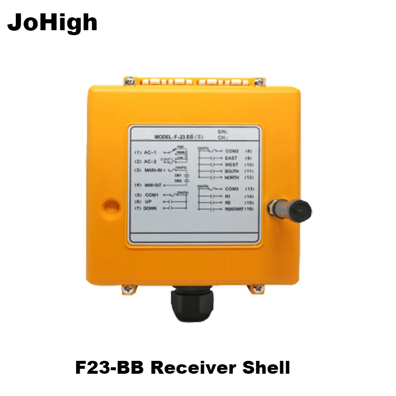 

JoHigh F23-BB Crane remote controller Receiver Shell Remote Controller Accessories