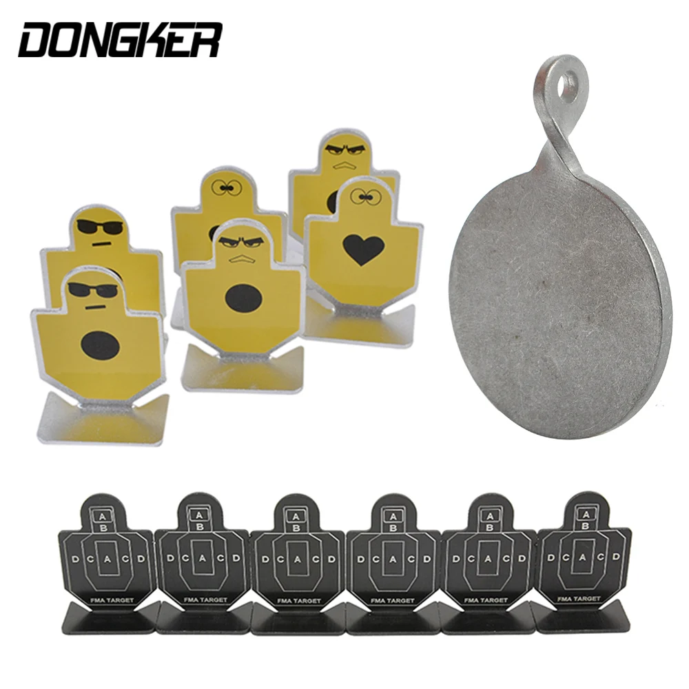 

Tactical Archery Shooting Target Set Metal Warriors Small Target Sports Shooting Practice Target Bullseye 6pcs