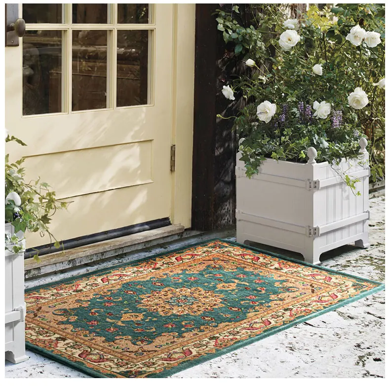 

80*120cm Creative Europe Type 3D Printing Carpet Hallway Doormat Anti - Slip Bathroom Carpet Absorb Water Kitchen Mat/Rug