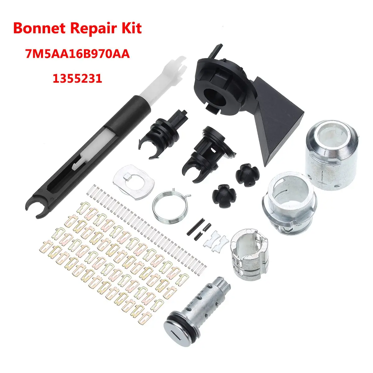 Комплект для ремонта замка капота защелка Ford Focus MK2 2004 2012 7M5AA16B970AA 1355231|lock repair|lock repair