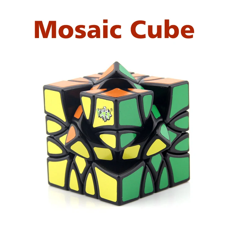 

Lanlan Mosaic Cube Puzzle Black Gift Idea for X'mas birthday