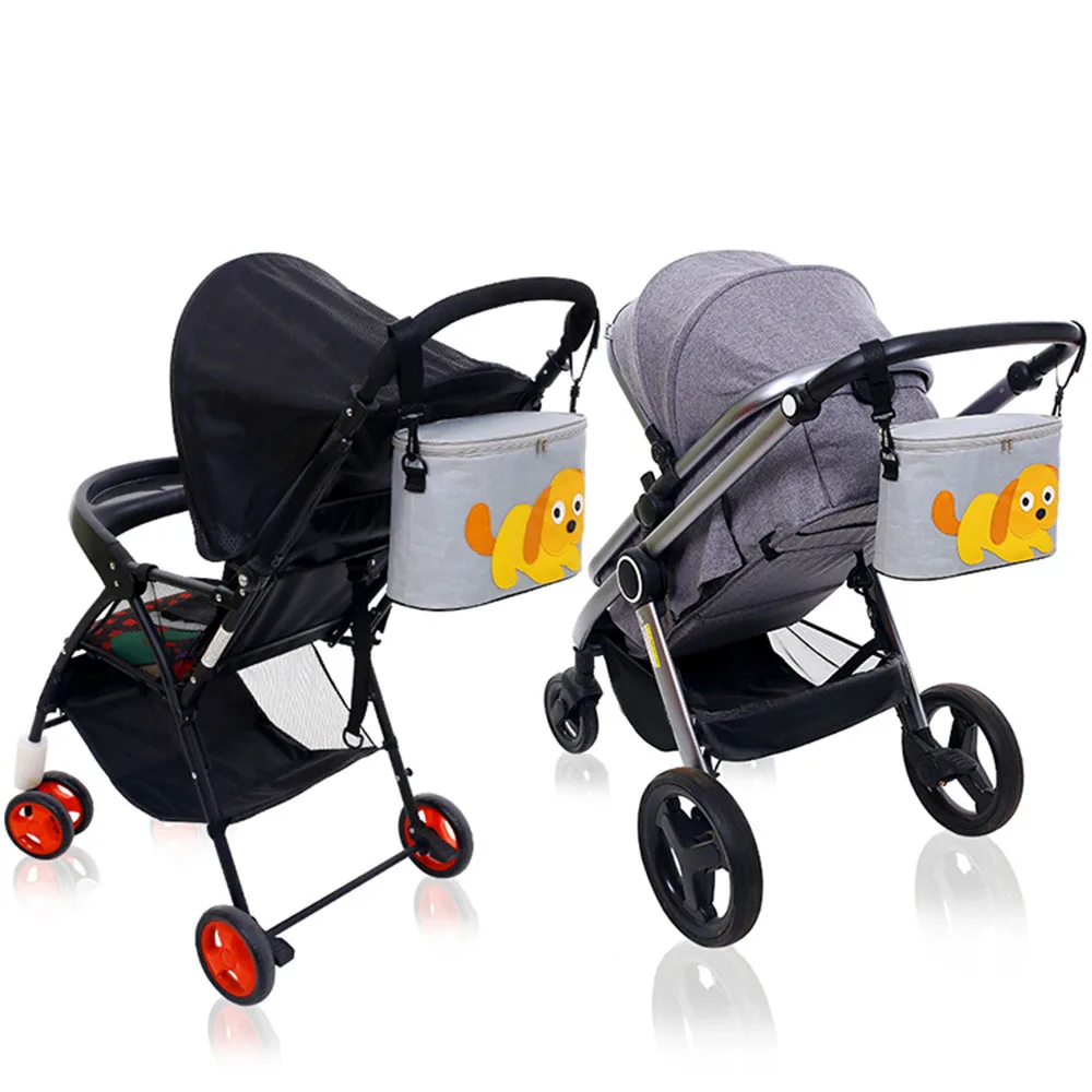 Аксессуары для детских колясок коврик для коляски Органайзер сумка Детские пеленки коляска висячая сумка мультфильм сумки для беременных