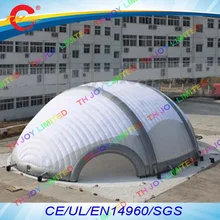 Воздуха до двери, 20x10x6mH Гигантский Надувной Шатер События, надувной шатер купол палатки, открытый надувной шатер