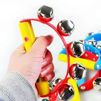 Baby Musical Toys Handbell Semicircle Rattle Toy Infant Music Instruments Ages 6 Months & Up Training Listening Toy 2