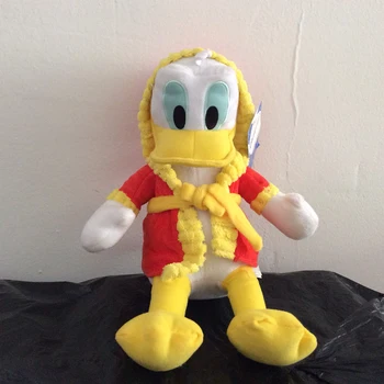 

Free Shipping 35cm Donald Duck in pajamas Stuffed animals plush Toy soft kids doll good quality