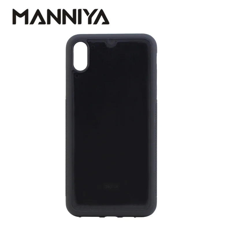 XS MAX-A MANNIYA DIY пустой желобок Резиновый ТПУ+ PC чехол для телефона для iphone 5/6/6+/7/8/7+/8+ X/XS/XR/XS MAX! 50 шт./лот - Цвет: XS MAX-A