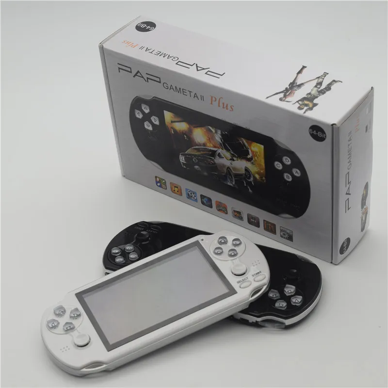 PAP II Plus 4.3 "Ручные игры 64bit gameta 8 г ГБ pmp Оборудование для PSP Встроенный 10000 mp4 mp5