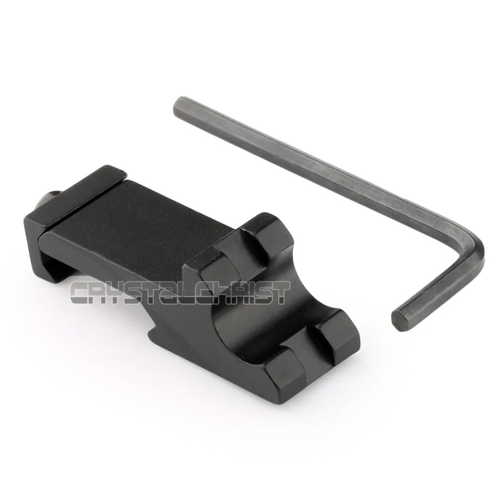45 Degree Tactical Angle Offset Side Rail Scope Mount 20mm For w