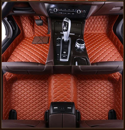 Brown (full set) Автомобильные коврики для Opel, все модели Astra g h Antara Vectra b c zafira a b, автомобильные аксессуары, стильные накладки на ноги, Автомобильный Ковер - Название цвета: Brown (full set)