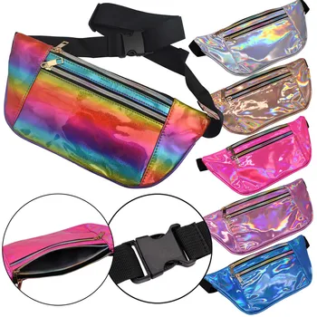 

Heouty Leather Belt Bag Fashion Woman Multi-Storey Zipper Colorful Wallet Waist Bag Women's Fanny Packsheuptas wandelen groot
