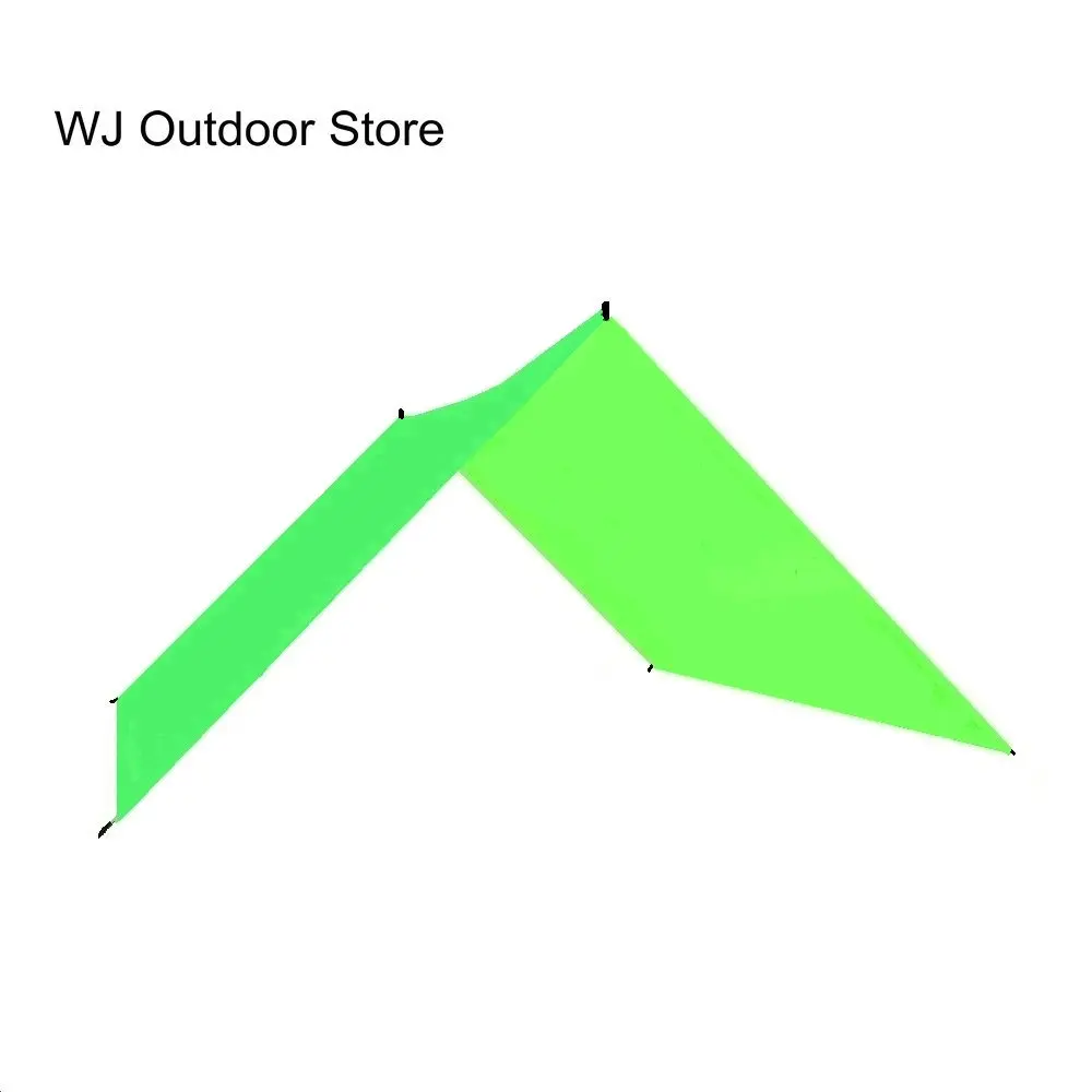 

MCETO Outdoor 4x5M Sun Shelter Waterproof Big Size Polyester Tarp, Rain Fly travel Forest Camping Tarp